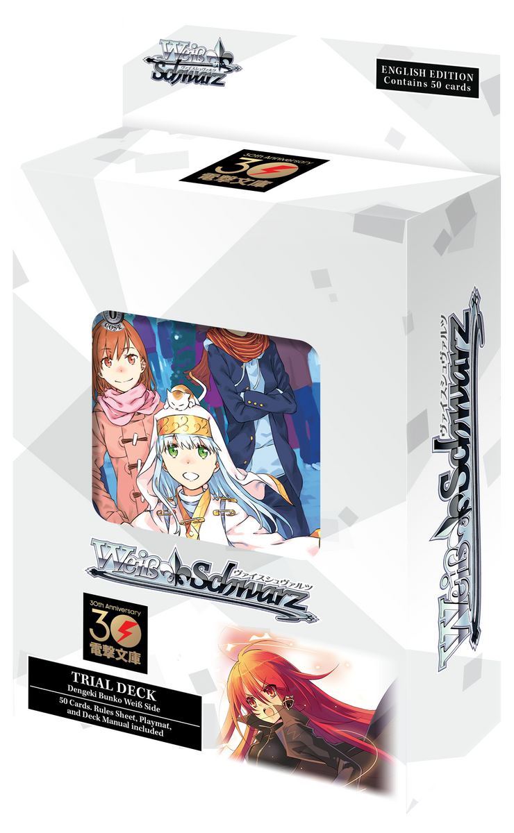 Weiss Schwarz Dengeki Bunko 1carton 分 Weiss Schwarz English Dengeki Bunko Weiss Side Trial Deck – 88