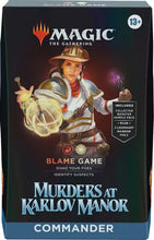 Load image into Gallery viewer, MTG Murders at Karlov Commander Deck - Pre-Order