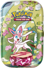 Load image into Gallery viewer, Pokemon SV8.5 Prismatic Evolutions Mini Tin (Choose Your Tin) - Pre-Order
