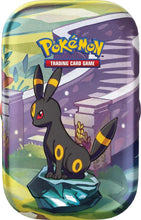 Load image into Gallery viewer, Pokemon SV8.5 Prismatic Evolutions Mini Tin (Choose Your Tin) - Pre-Order