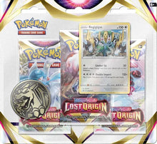 Load image into Gallery viewer, Pokemon Lost Origins Three-Booster Blister Weavile/Regigigas