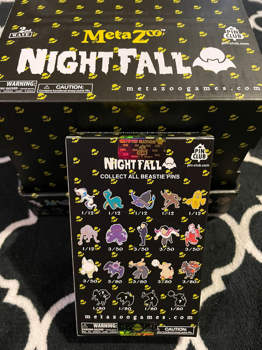 metazoo nightfall rare cards X Pin Club 2nd Edition (2nd Wave) Factory-Sealed Mys – 88 Cardhouse Cryptid Nation 2024 Pokemon - Poke Type:SMALL CHIP DECAL Other Archived