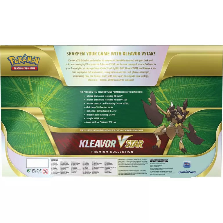 Pokemon Kleavor VSTAR Premium Collection Box – 88 Cardhouse