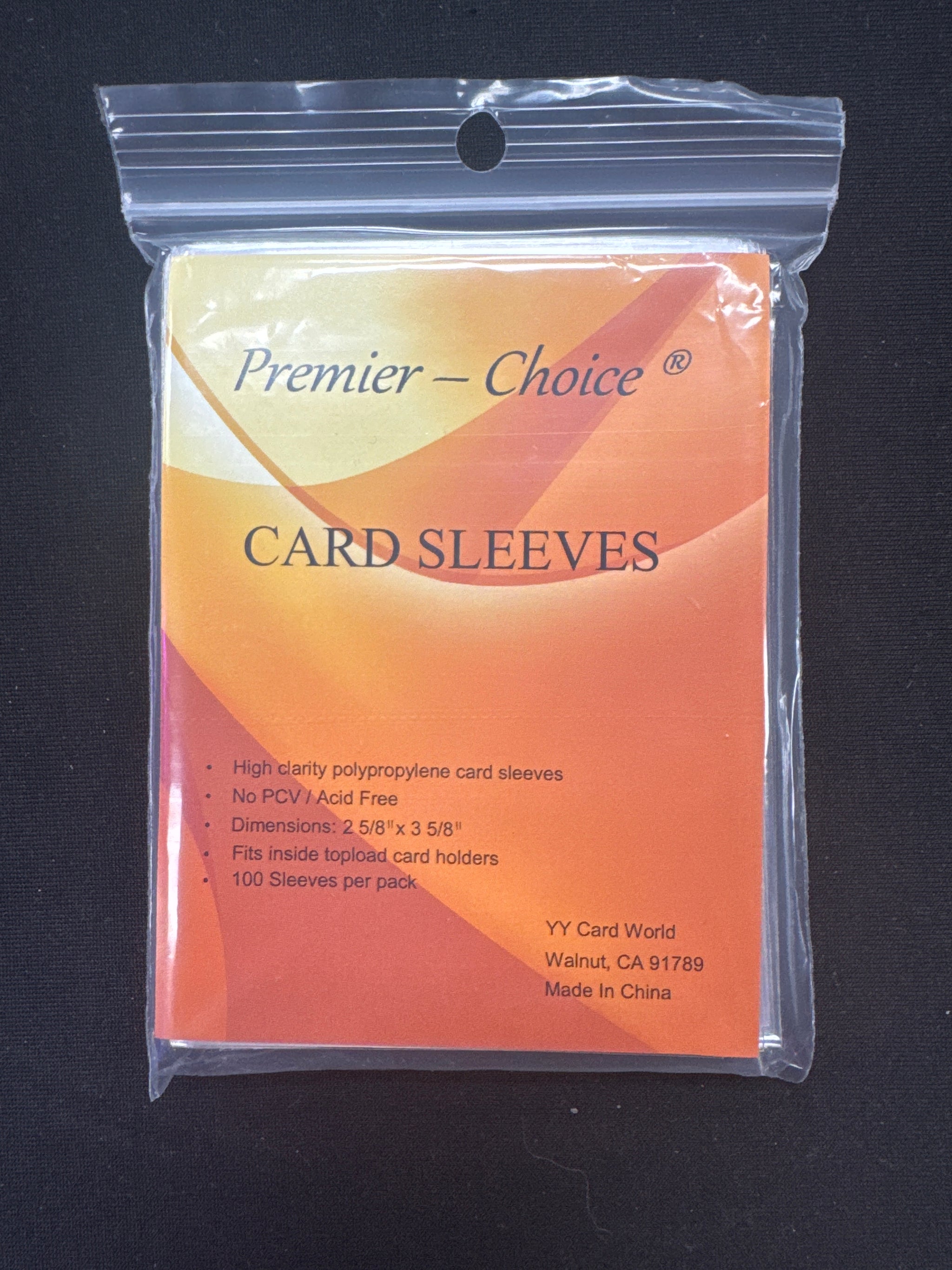 Premier-Choice Value Card Sleeves – 88 Cardhouse