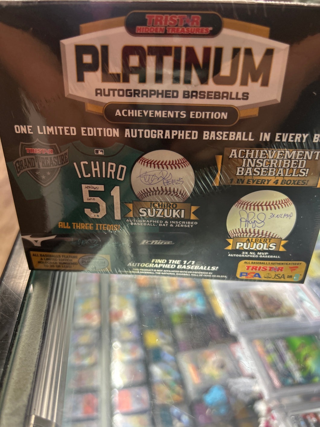 Platinum Autographed Baseball Achievements Edition