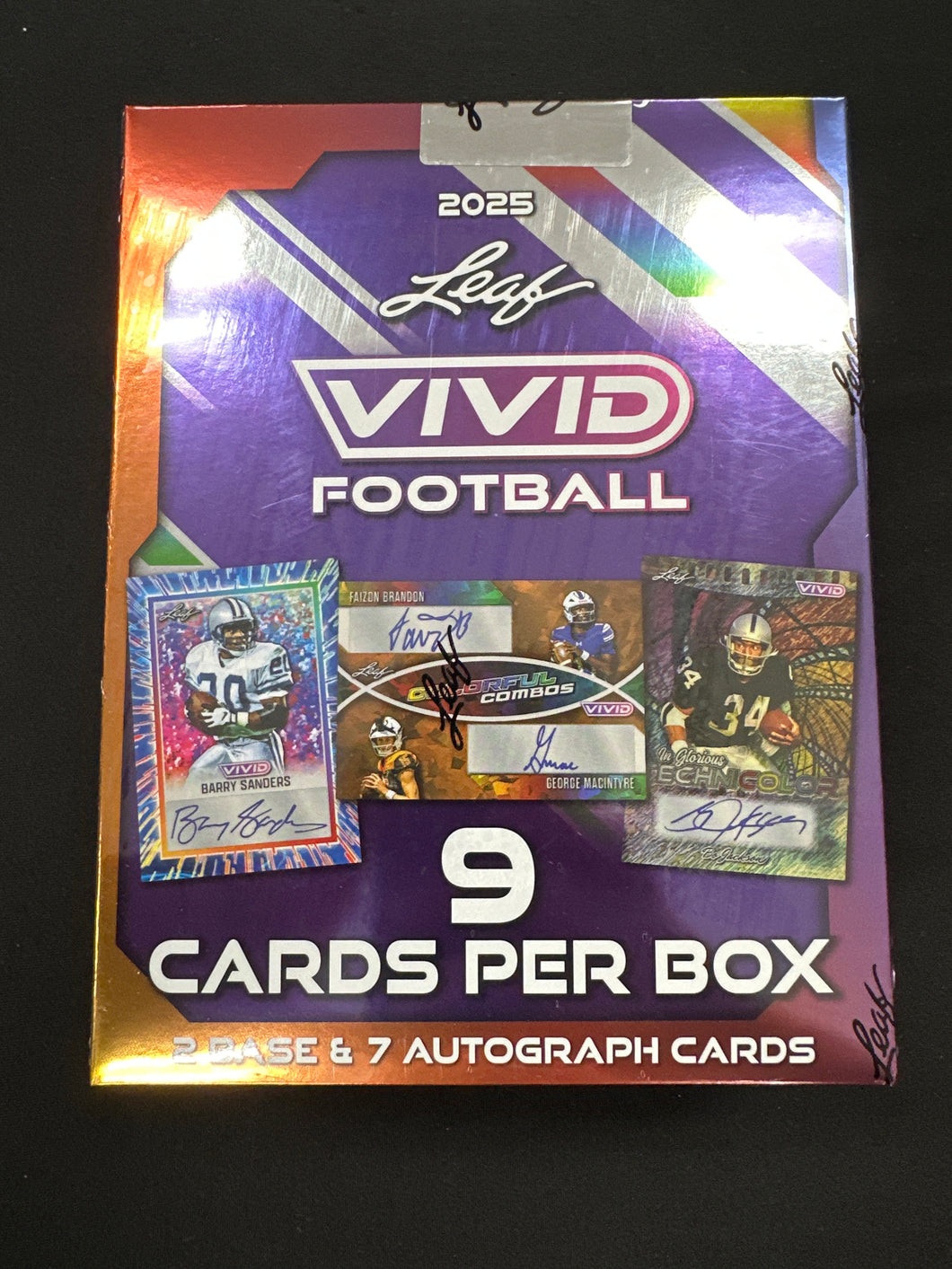 2025 Leaf Vivid Football Hobby Box