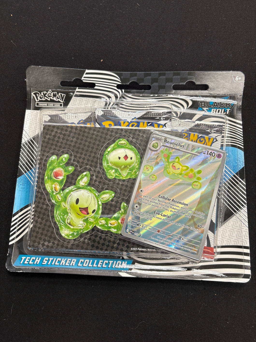 Pokémon Black Bolt Tech Sticker Collection