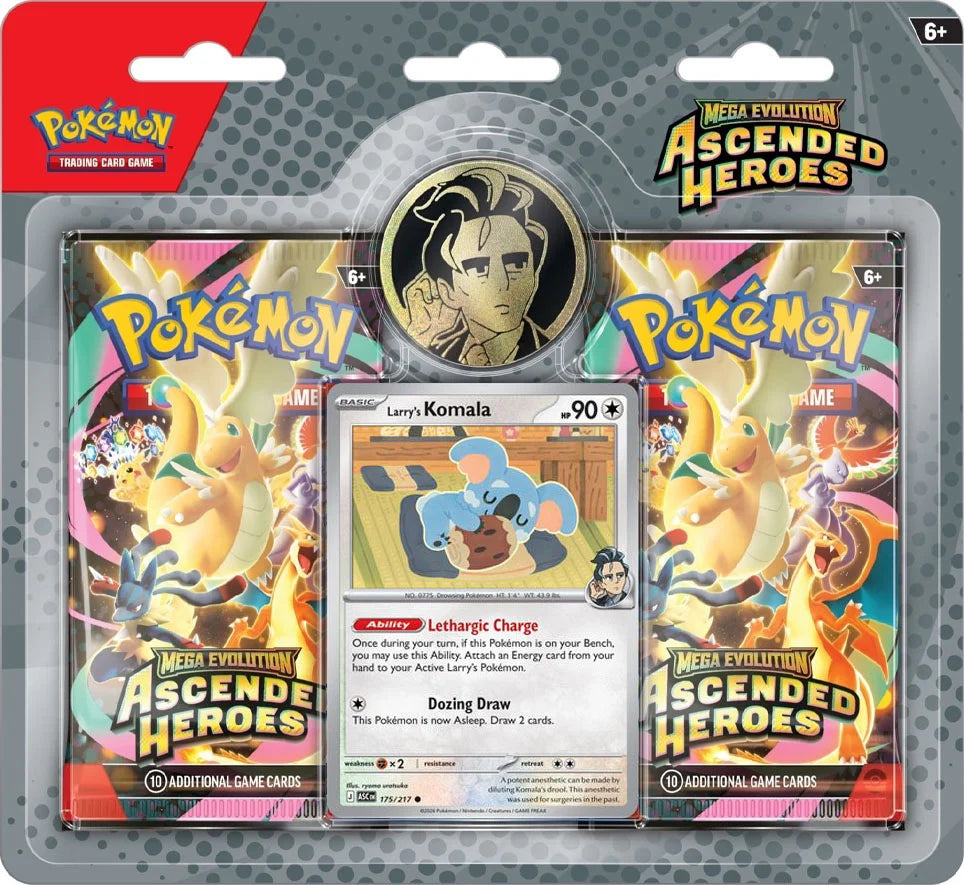 Pokemon TCG ME2.5 Ascended Heroes 2-Pack Blister