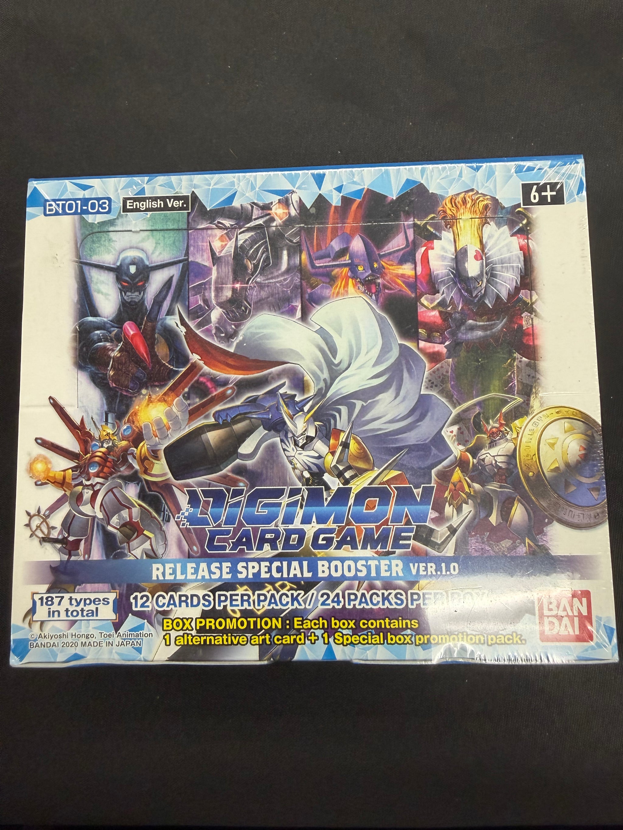 Digimon BT01-03 booster box