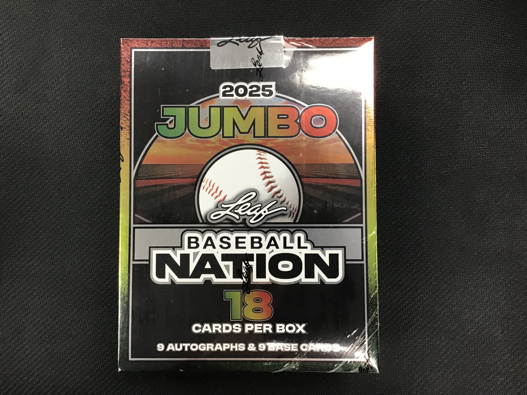 2025 Leaf Baseball Nation Jumbo Hobby Box