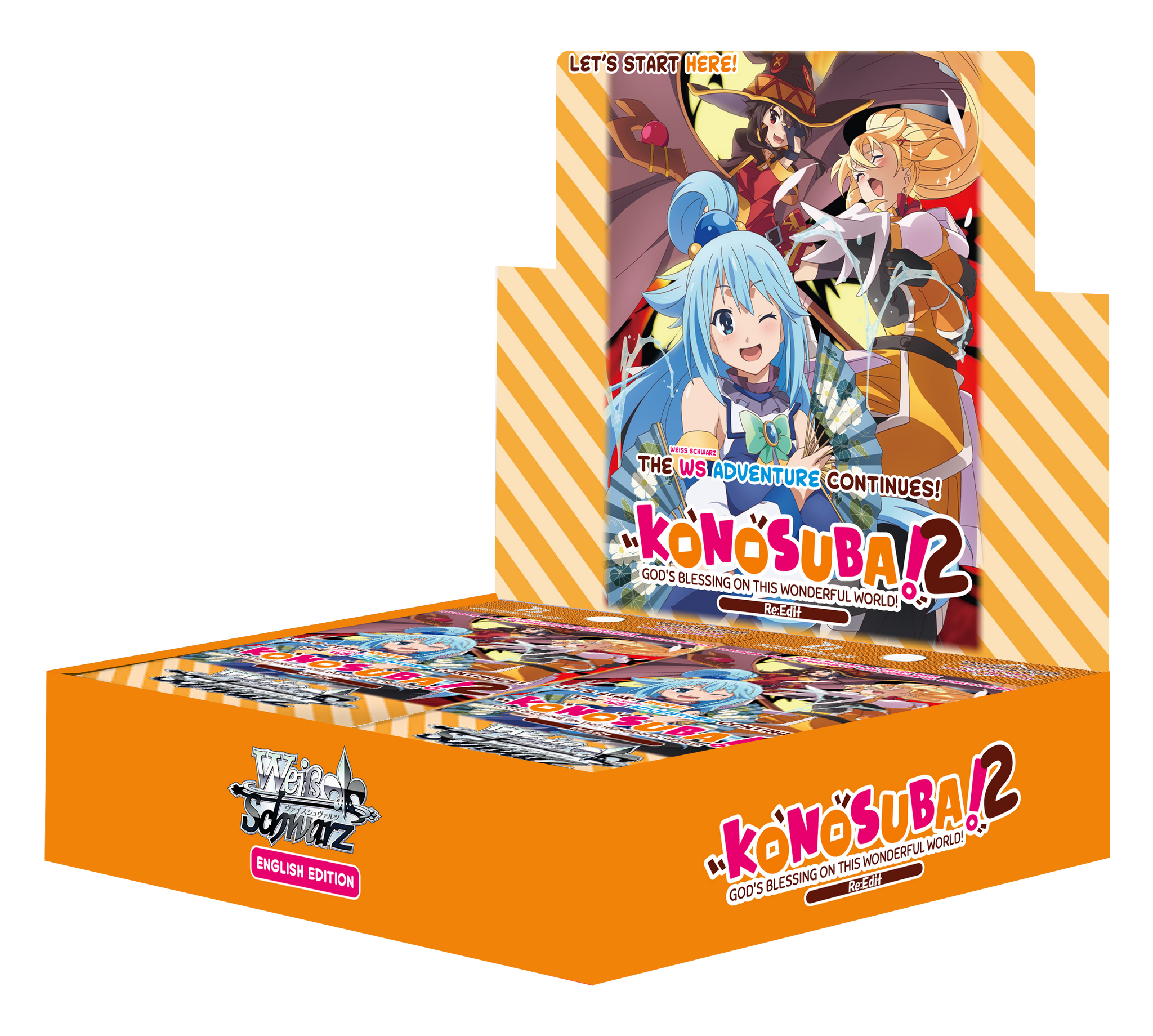 weiss schwarz booster box english Weiss Schwarz - Konosuba God's Blessing on this Wonderful World Re:Edit