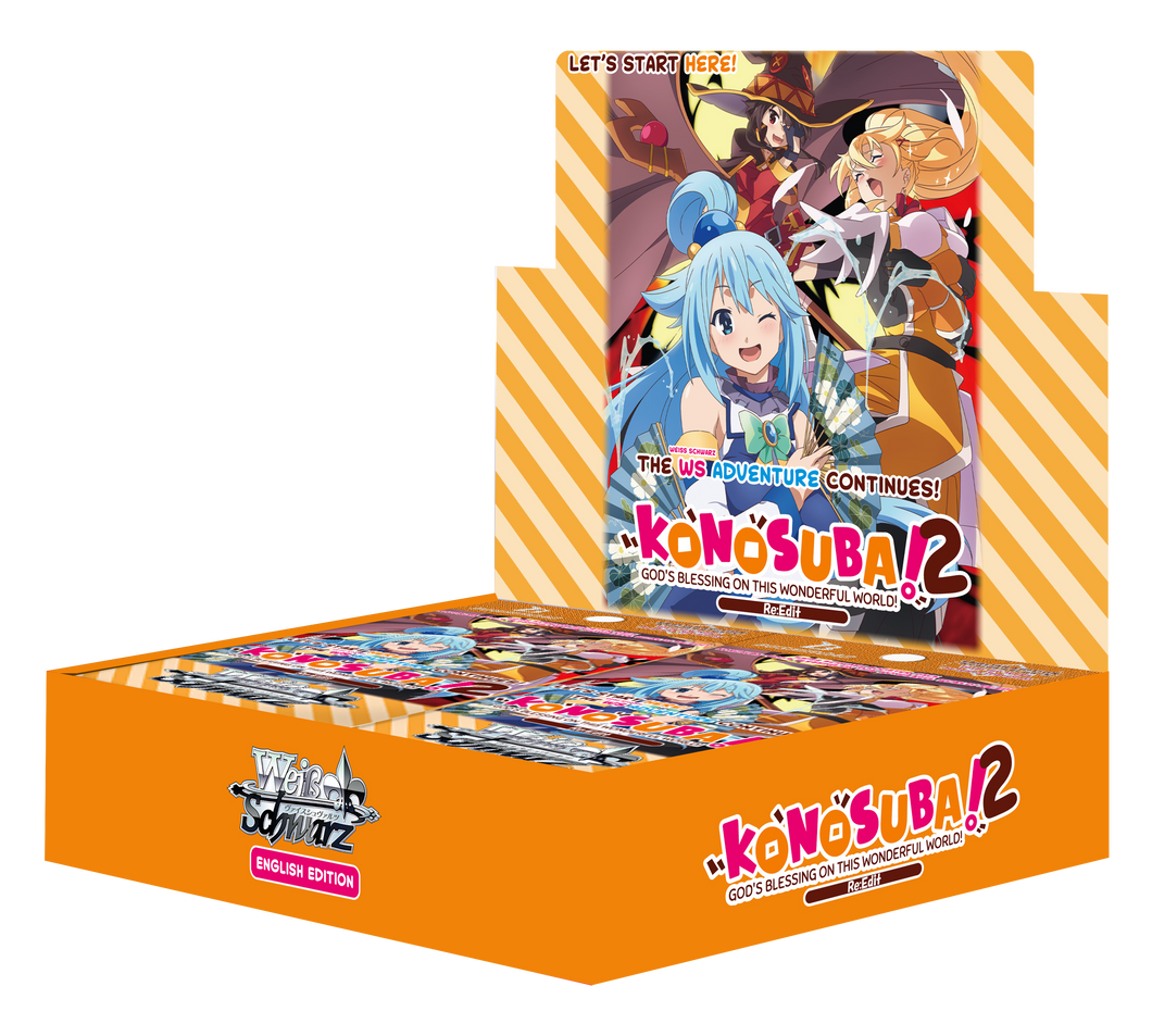 Weiss Schwarz English Konosuba God's Blessing on this Wonderful World Re: Edit Booster Box - Pre-Order Nov 21st