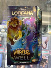 Load image into Gallery viewer, Lorcana Whisper In The Well Starter Deck
