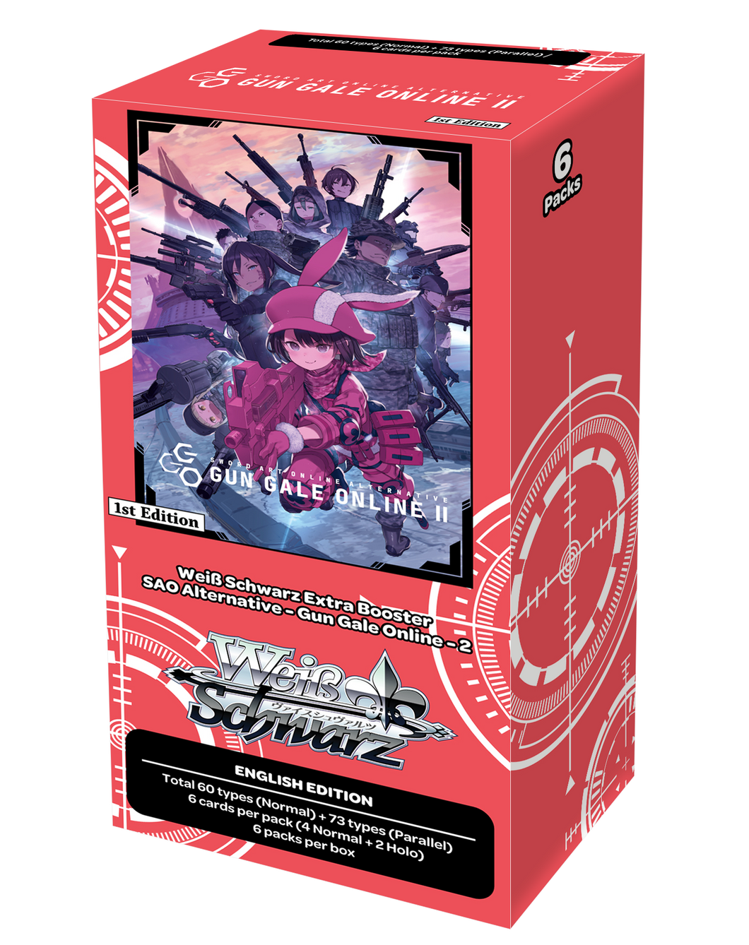 Weiss Schwarz English Sword Art Online Alternative - Gun Gale Online 2 Extra Booster Box - Pre-Order Sep 5th