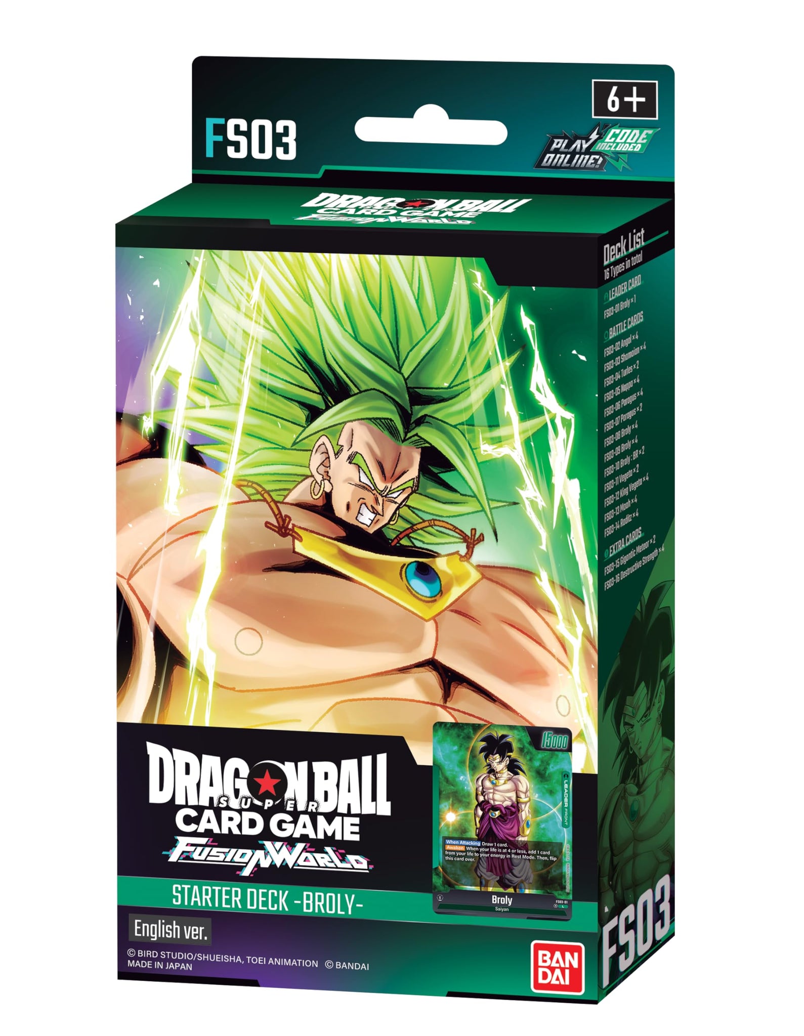 dragon ball super card game fusion world starter deck Bandai Dragon Ball Super Fusion World Starter Deck Son Goku