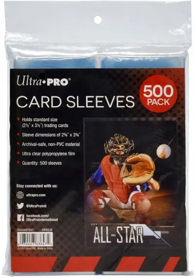 ultra pro card sleeves 500 pack Ultra Pro 500 Pack Penny Sleeves