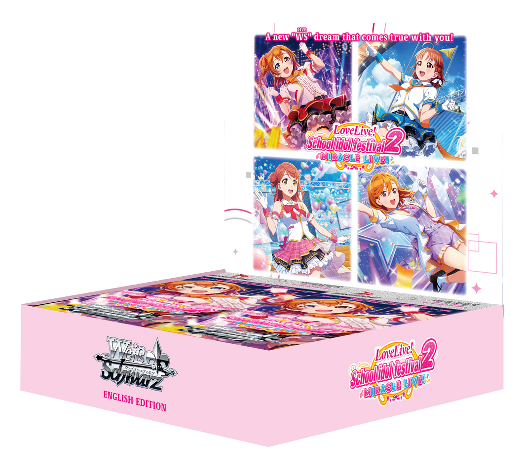 weiss schwarz date a live booster box Weiss Schwarz English Love Live School Idol Festival 2 MIRACLE LIVE! B – 88 Cardhouse