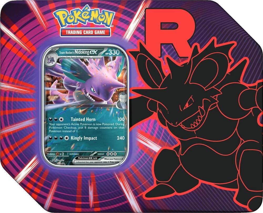 Pokemon Team Rocket Tin – 88 Cardhouse