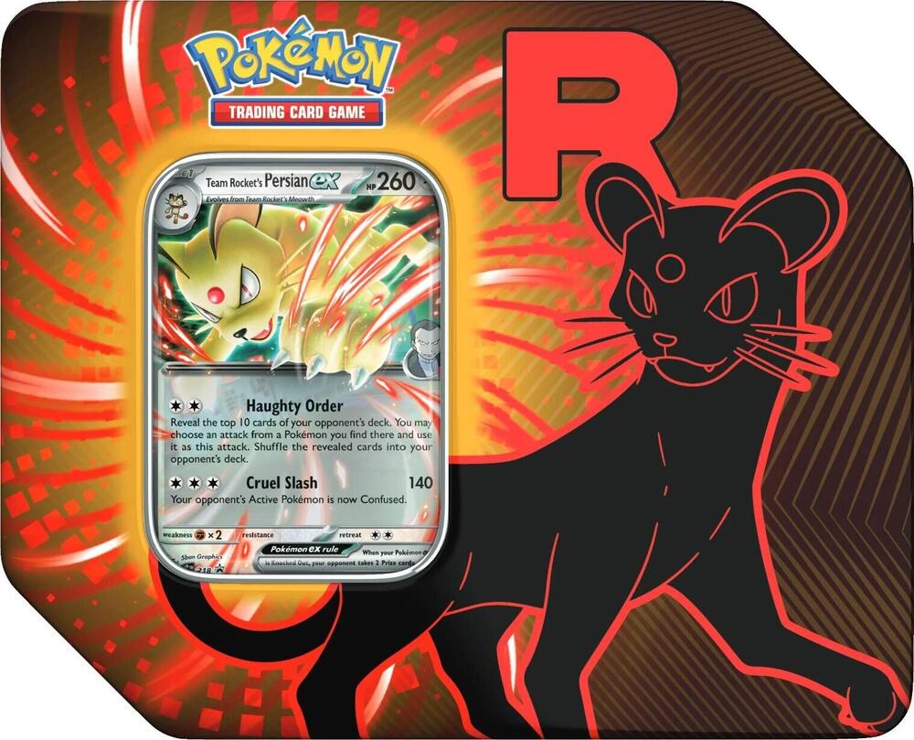 Pokemon Team Rocket Tin – 88 Cardhouse
