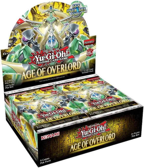 Yu-Gi-Oh! Age of Overlord Booster Box – 88 Cardhouse