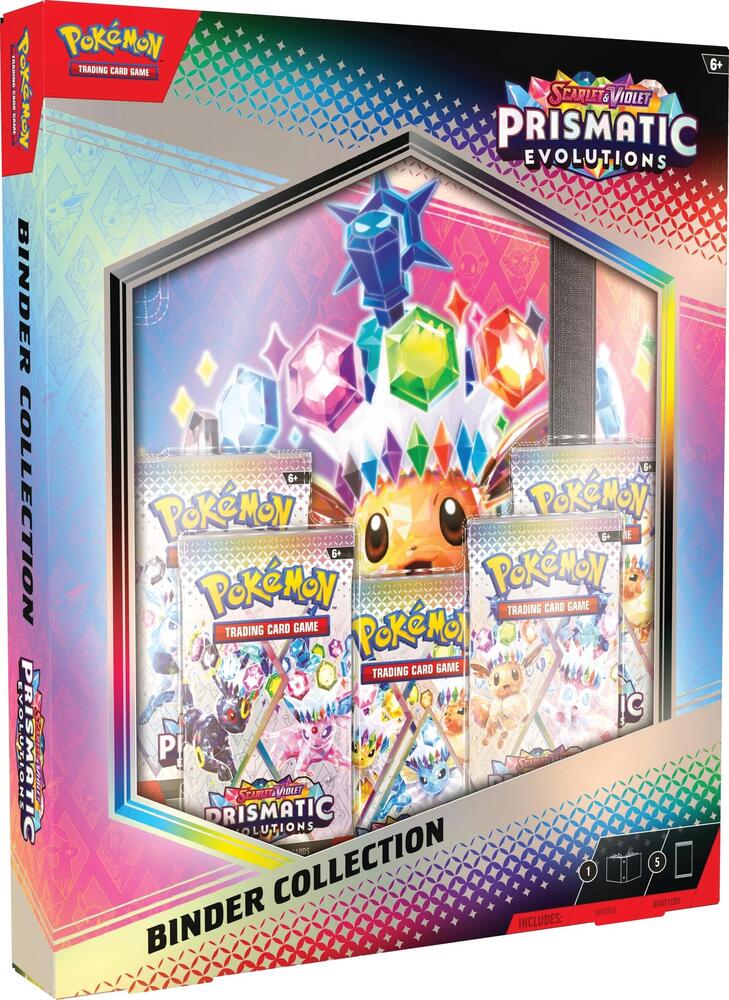 1200 card binder Pokemon SV8.5 Prismatic Evolutions Binder Collection – 88 Cardhouse