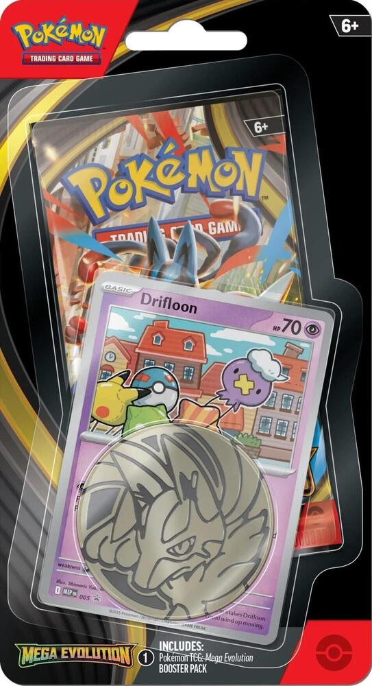 Pokmon TCG - Mega Evolution - Premium Checklane Blister - Drifblim Pokmon TCG - Mega Evolution - Premium Checklane Blister - Drifblim
