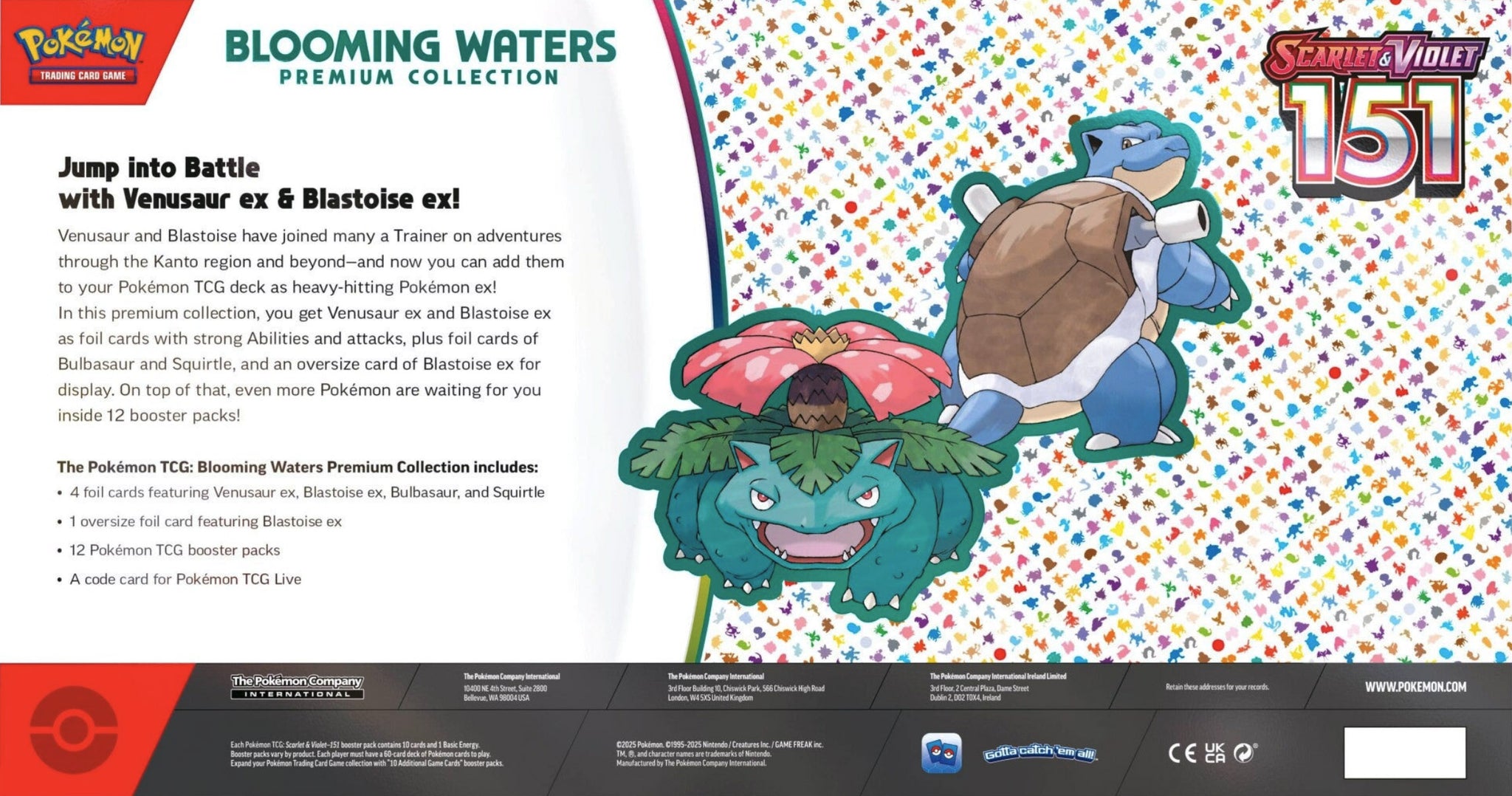blooming waters booster box Pokemon SV3.5 Blooming Waters Premium Collection