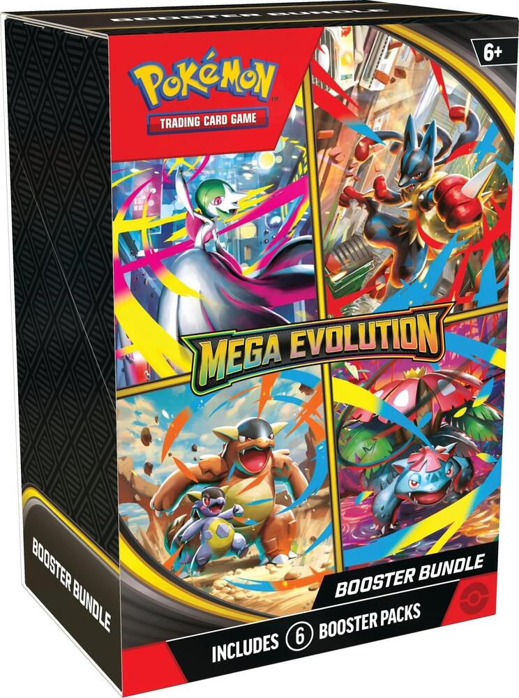 Pokemon ME1 Mega Evolution Booster Bundle 6 Packs - Pre-Order