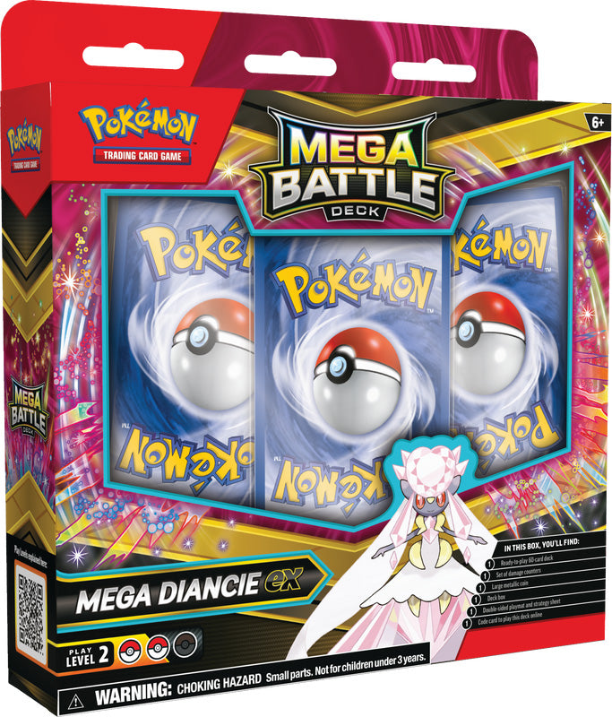 Pokemon TCG Mega Battle Deck - Mega Diancie/Gengar EX - Pre-Order
