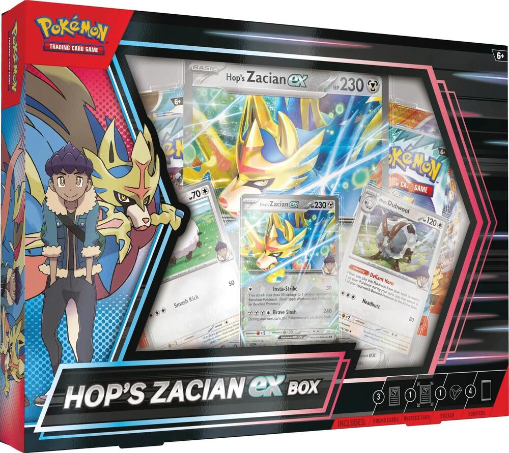 Pokemon Hop's Zacian EX Collection Box