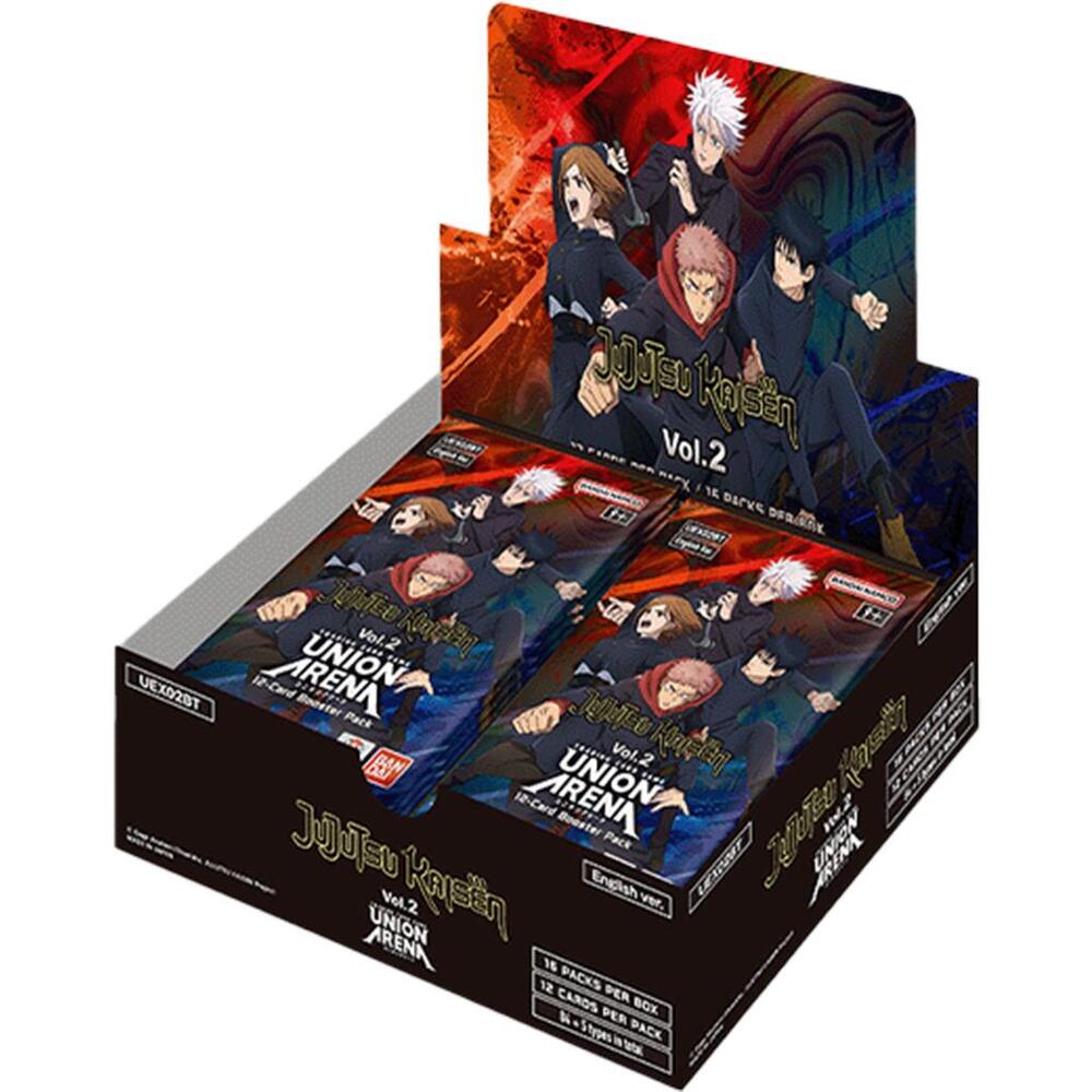 Union Arena TCG English UEX02BT Jujutsu Kaisen Vol 2 Booster Box Union Arena TCG English UEX02BT Jujutsu Kaisen Vol 2 Booster Box
