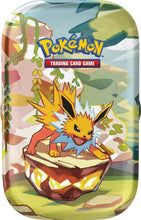 Load image into Gallery viewer, Pokemon SV8.5 Prismatic Evolutions Mini Tin (Choose Your Tin) - Pre-Order
