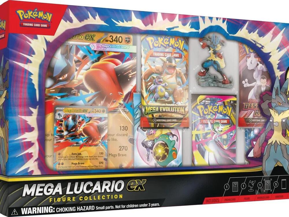 Pokemon Mega Lucario EX Premium Figure Collection Box