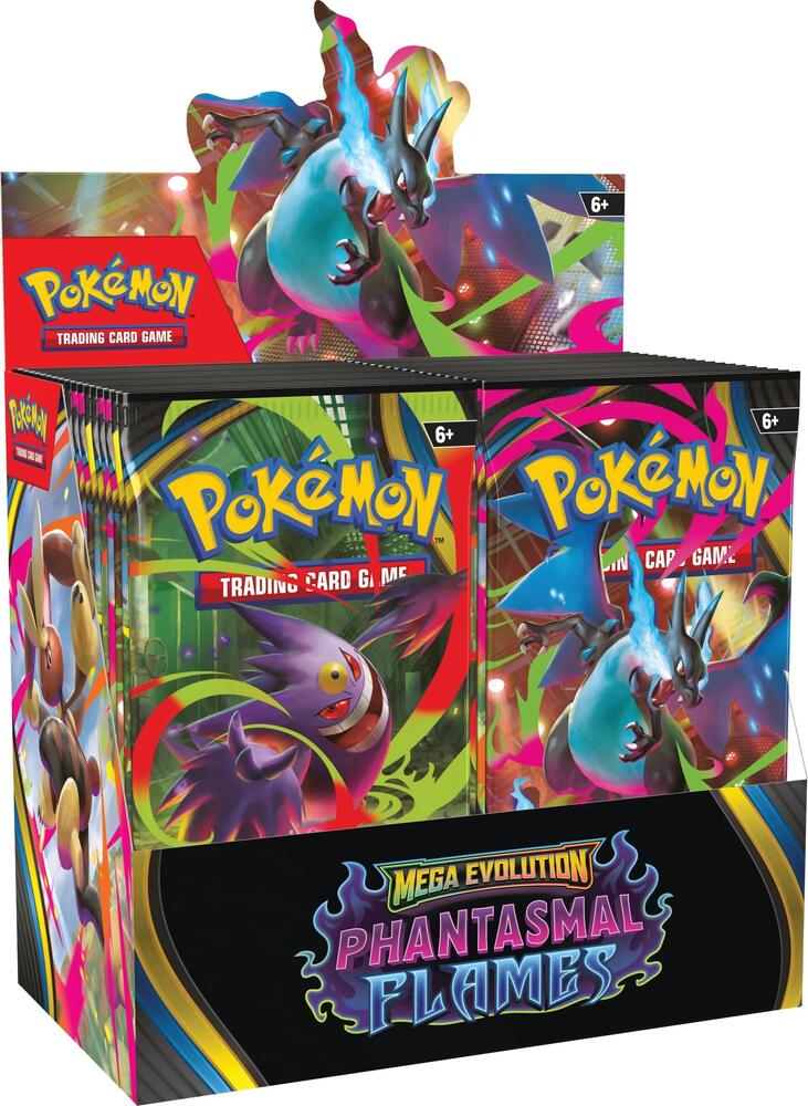 pokemon phantasmal flames booster box pre order Pokemon TCG ME2 Phantasmal Flames Booster Box
