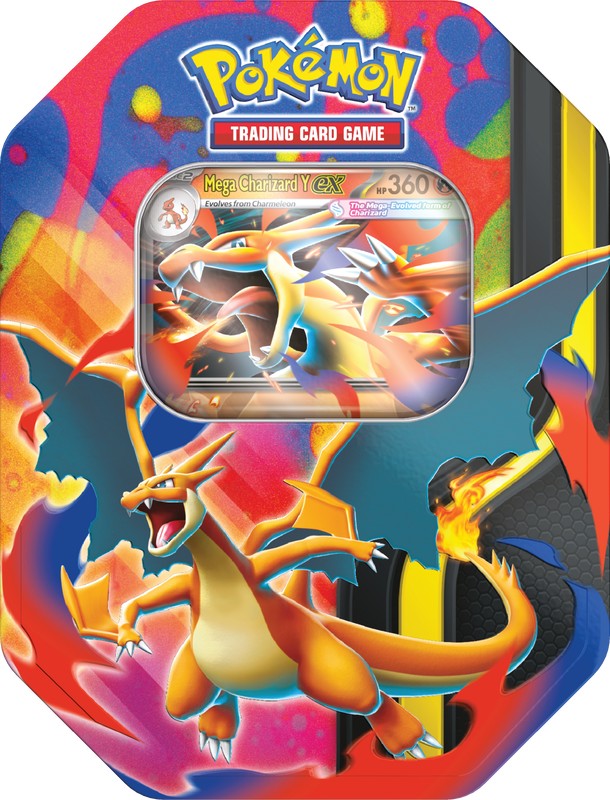 pokemon charzard cards Pokemon TCG Mega Charizard Tin – 88 Cardhouse