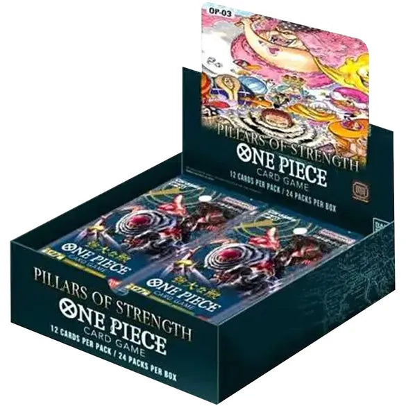 One Piece Pillars of Strength OP-03 English Booster Box – 88 Cardhouse