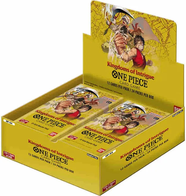 One Piece Kingdoms of Intrigue OP-04 English Booster Box One Piece Kingdoms of Intrigue OP-04 English Booster Box