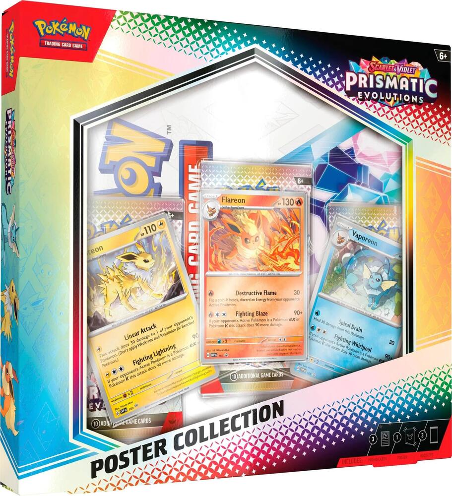 Pokemon SV8.5 Prismatic Evolutions Poster Collection – 88 Cardhouse