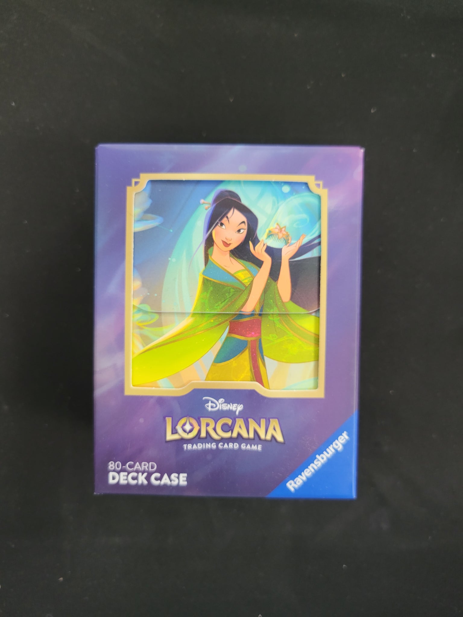 lorcana card deck box Disney Lorcana Shimmering Skies Tiana Deck Box