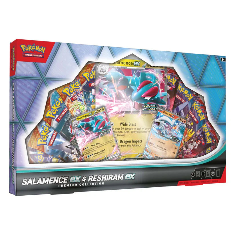 Pokemon Salamence EX & Reshiram EX Premium Collection Box - Pre-Order