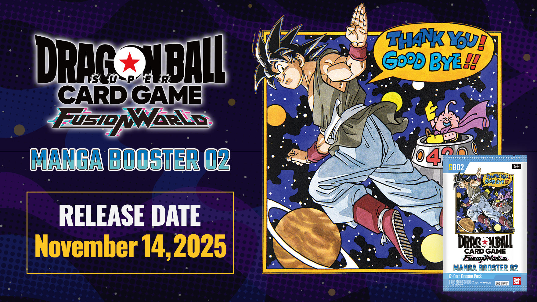 Dragon Ball Fusion World Manga Booster 02 SB-02 English