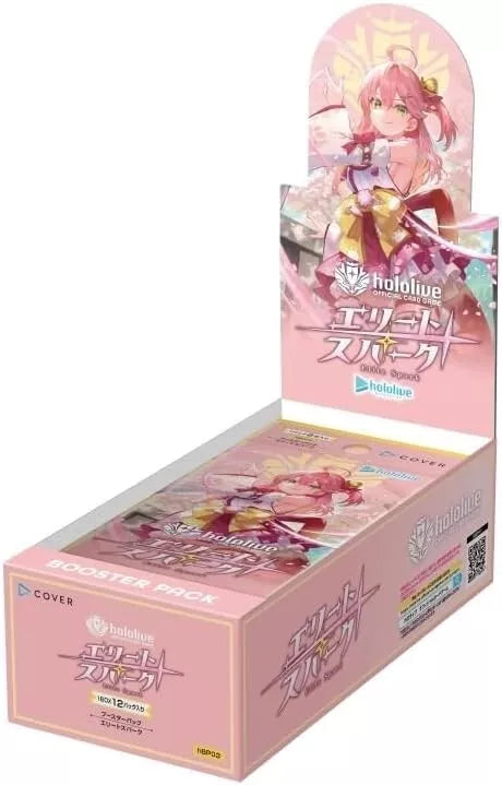hololive cards booster box hololive OFFICIAL Card Game Elite Spark 1Box 12Pcs