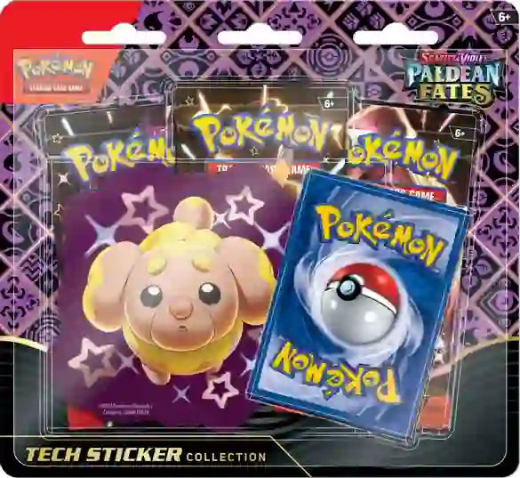 Pokemon SV4.5 Paldean Fates Tech Sticker Collection - Pre-Order