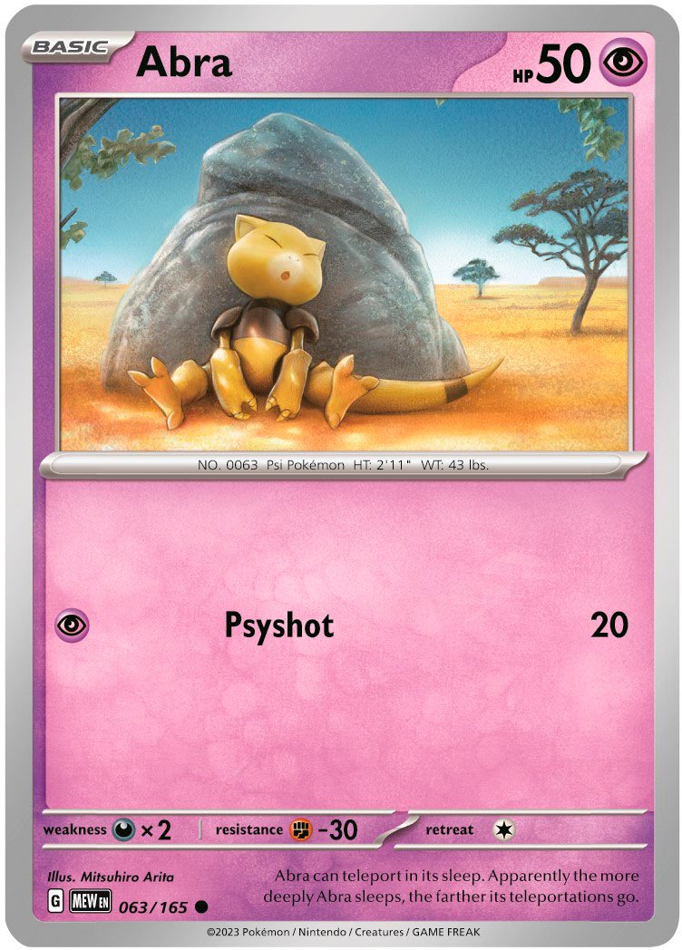Pokemon SV3.5 Scarlet and Violet 151 Alakazam EX Collection