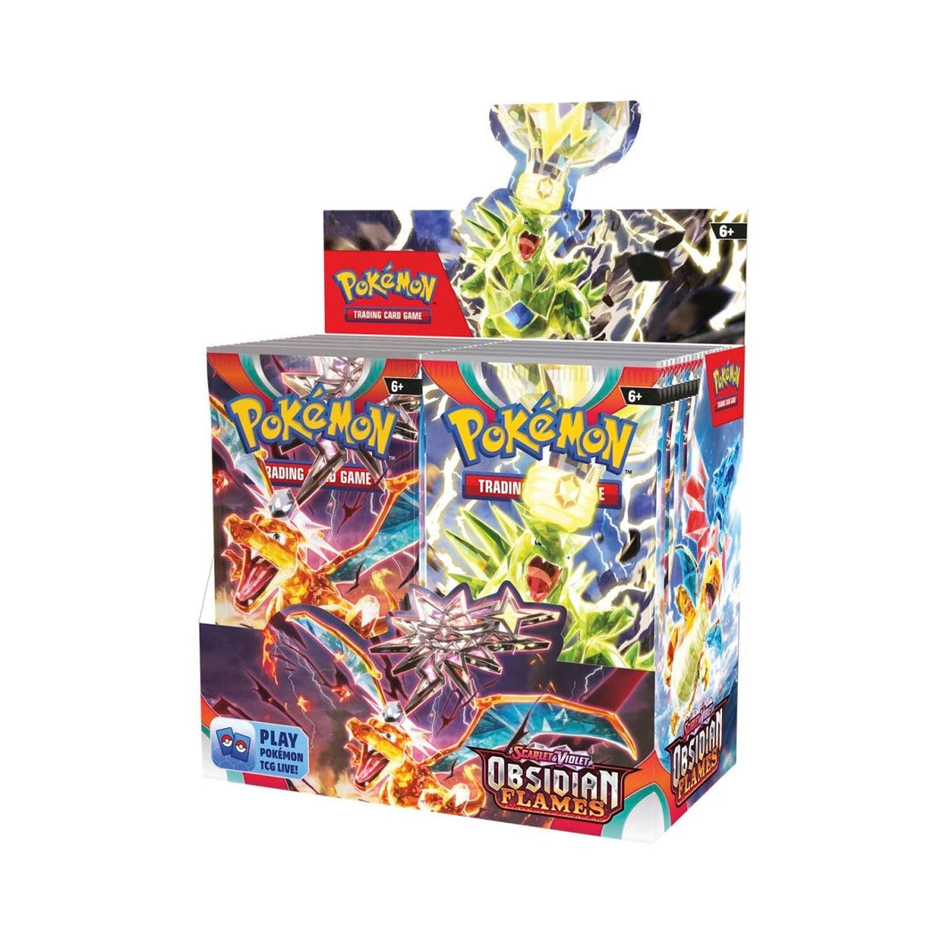 Pokemon SV3 Scarlet and Violet Obsidian Flames Booster Box 88 Cardhouse Pokemon SV3 Scarlet and Violet Obsidian Flames Booster Box 88 Cardhouse