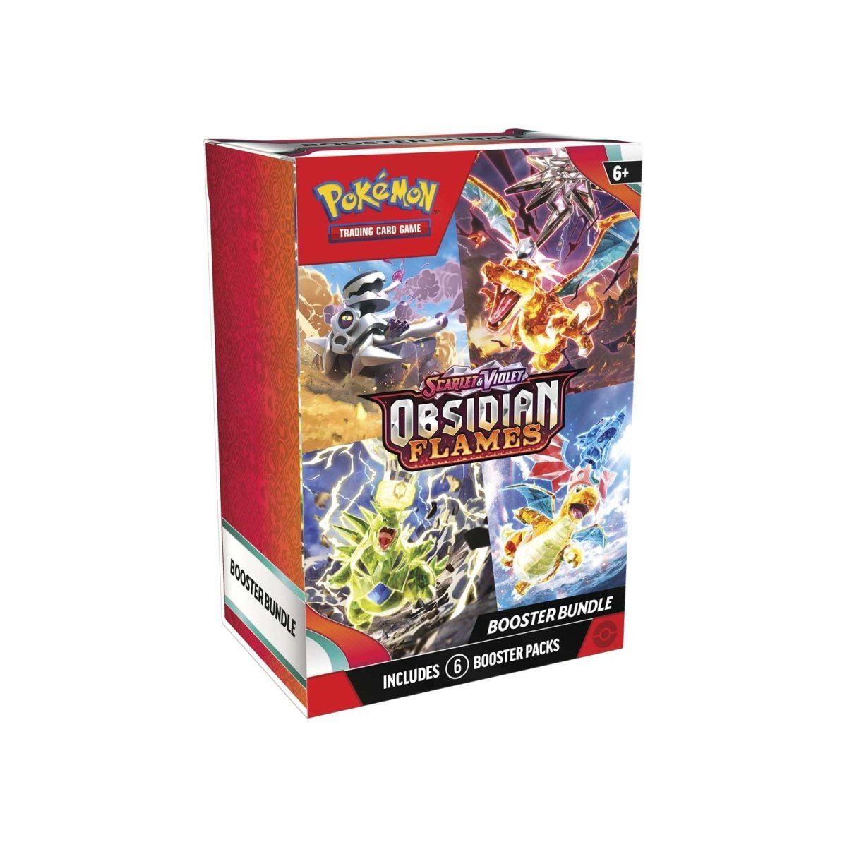 Pokemon SV3 Scarlet and Violet Obsidian Flames Booster Bundle 6 Packs Pokemon SV3 Scarlet and Violet Obsidian Flames Booster Bundle 6 Packs