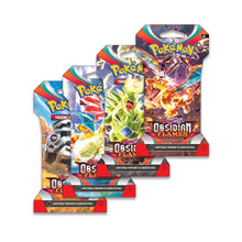 Load image into Gallery viewer, Pokemon Scarlet and Violet SV3 Obsidian Flames Sleeved Booster Pack
