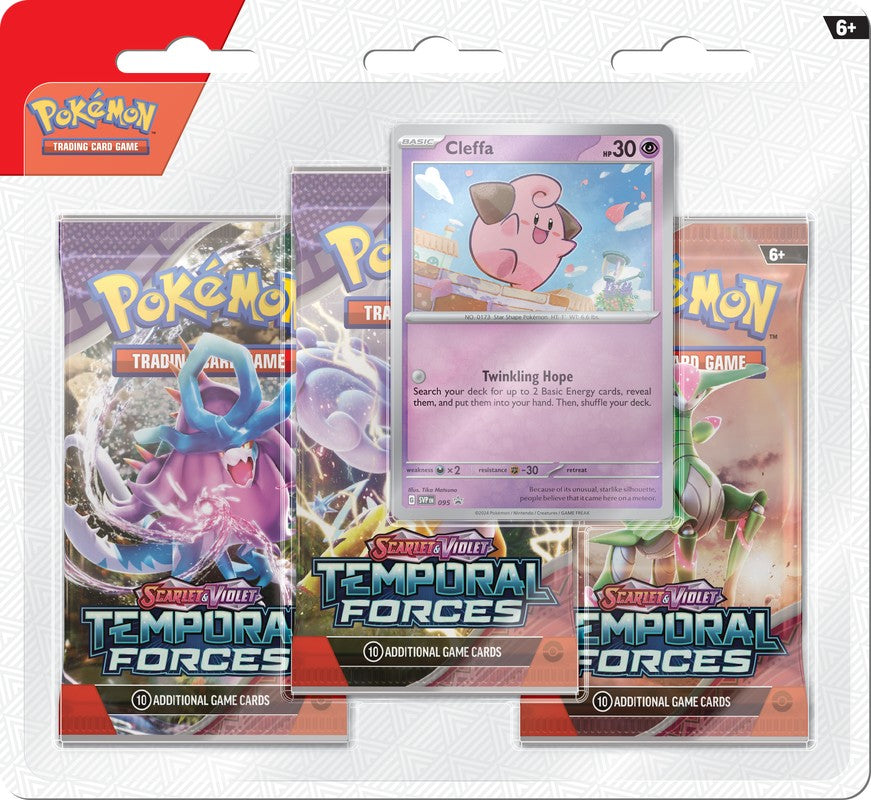 pokemon trading card games sv5 temporal forces booster bundle Amazon.com: Pokemon TCG: Scarlet and Violet: Temporal Forces: Booster Bundle  : Toys & Games