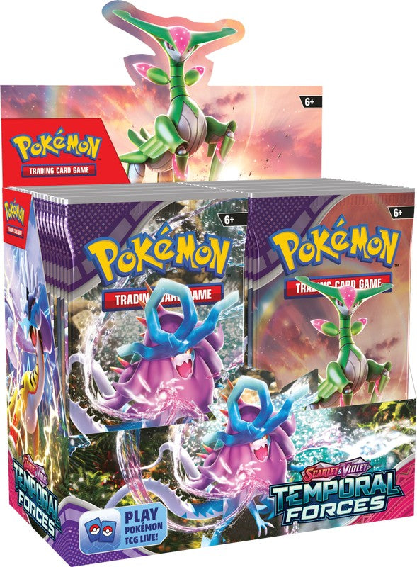 Pokemon SV5 Scarlet and Violet Temporal Forces Booster Box 88 Cardhouse Pokemon SV5 Scarlet and Violet Temporal Forces Booster Box 88 Cardhouse