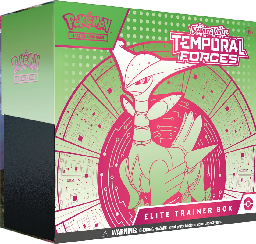 Pokemon SV5 Scarlet and Violet Temporal Forces Elite Trainer Box – 88  Cardhouse
